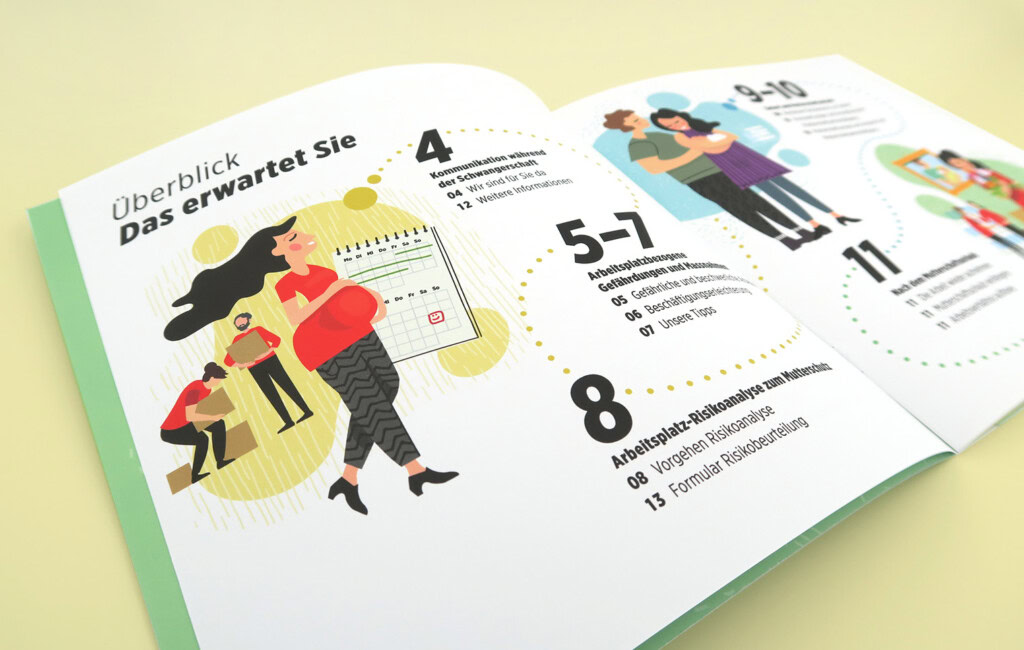 Informationsbroschüre Mutterschaft – Denner